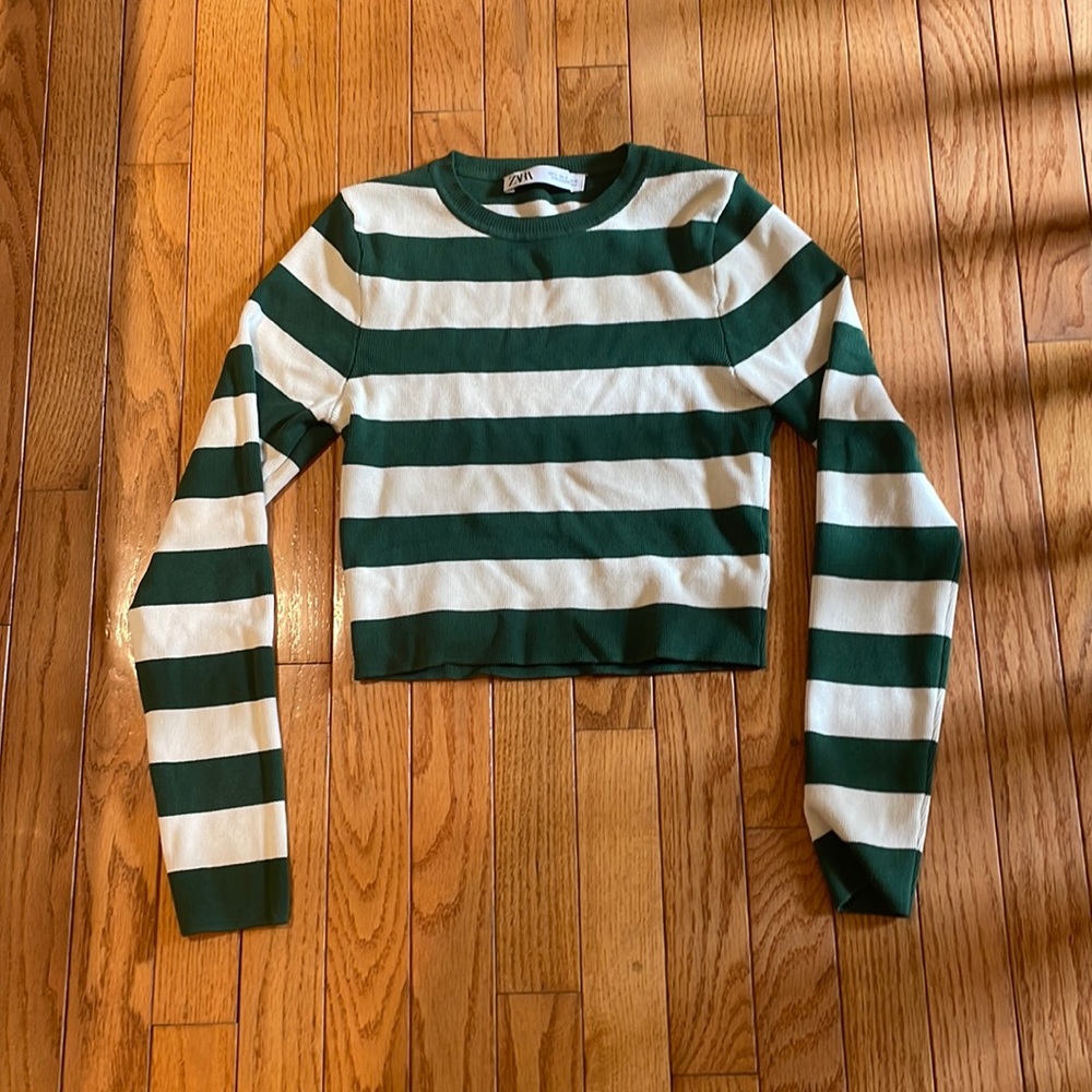Zara striped long sleeve